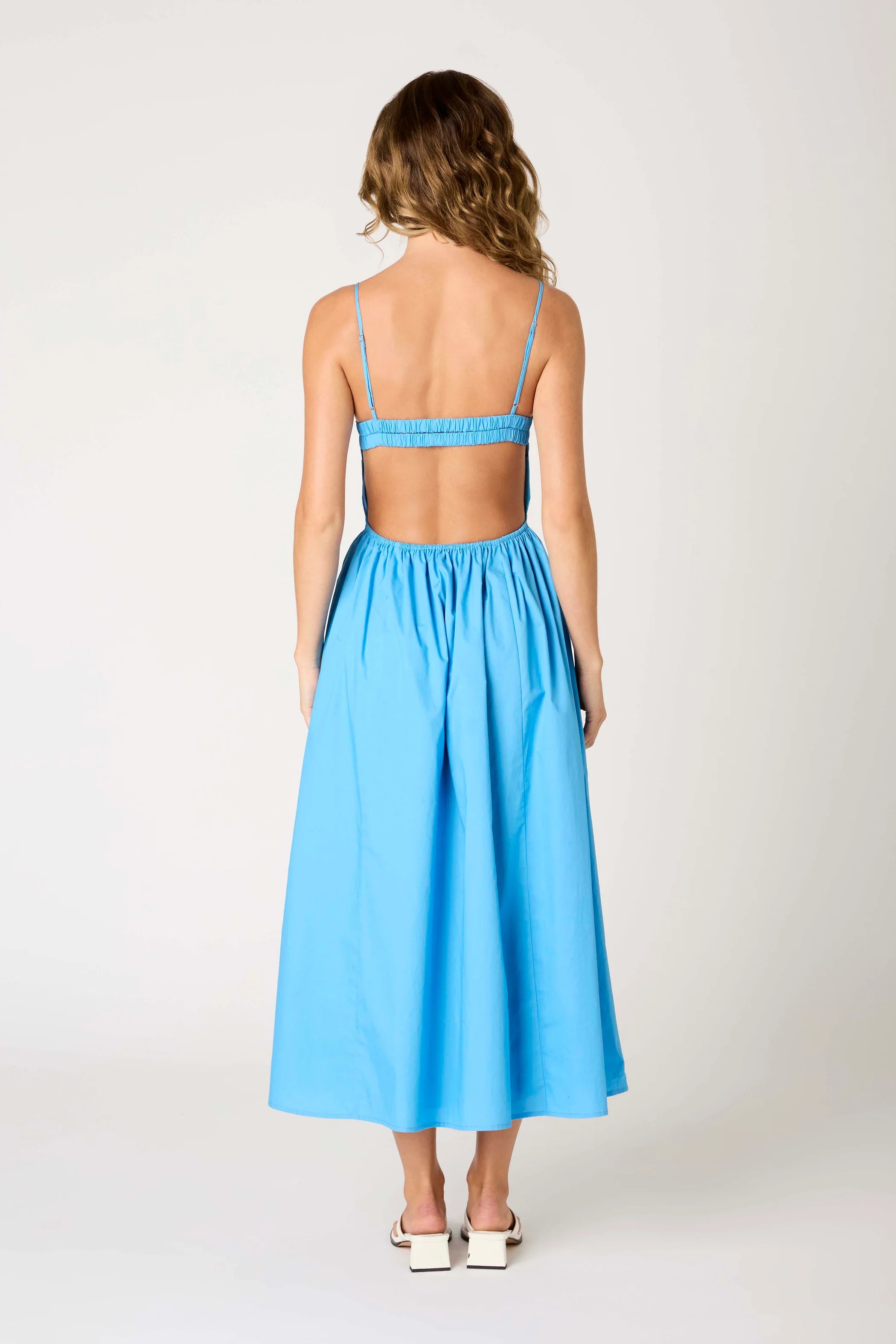 NIA Destene Dress in Capri Blue