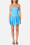 NIA Currant Dress in Capri Blue