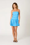 NIA Currant Dress in Capri Blue
