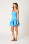 NIA Currant Dress in Capri Blue