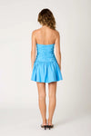 NIA Currant Dress in Capri Blue