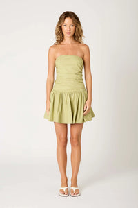 NIA Currant Dress in Fern