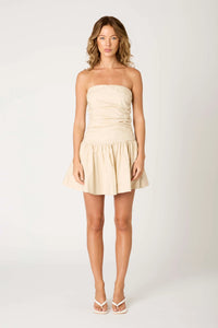 NIA Currant Dress in Stone