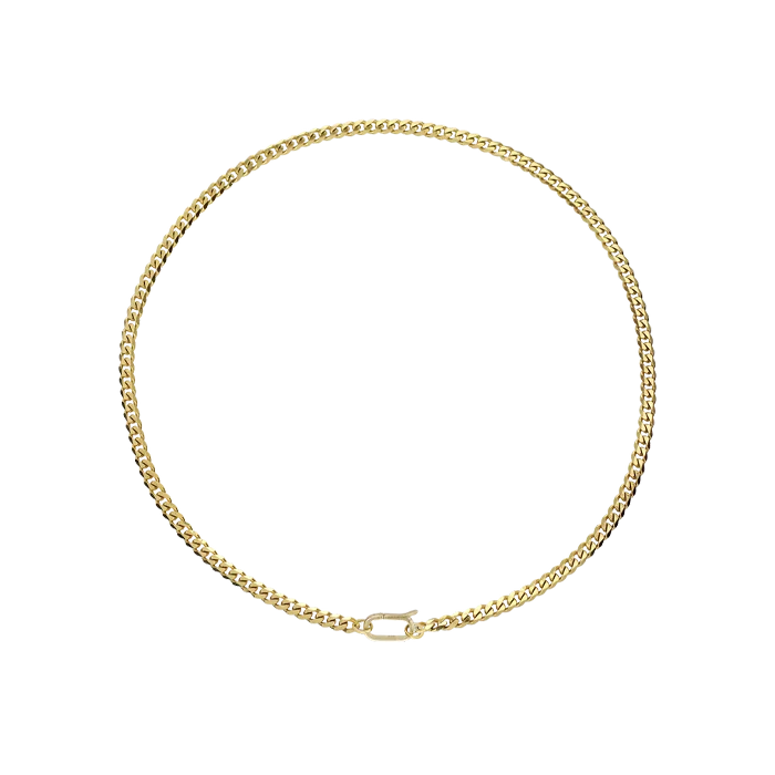 Artizan Joyeria Can Opener Cuban Chain Necklace