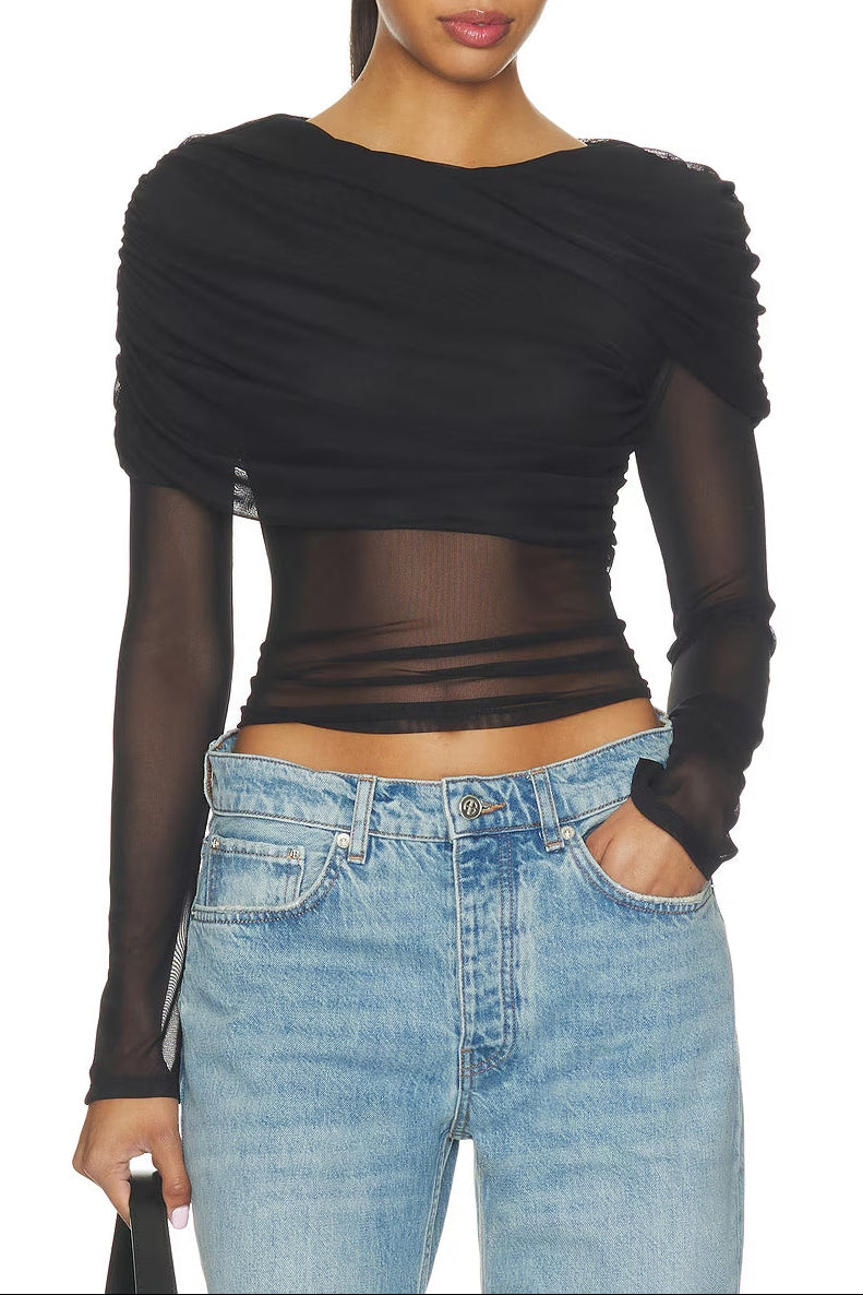 NIA Everleigh Top in Black