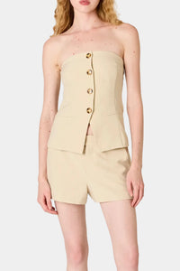 NIA Grainge Top & Micro Shorts Set