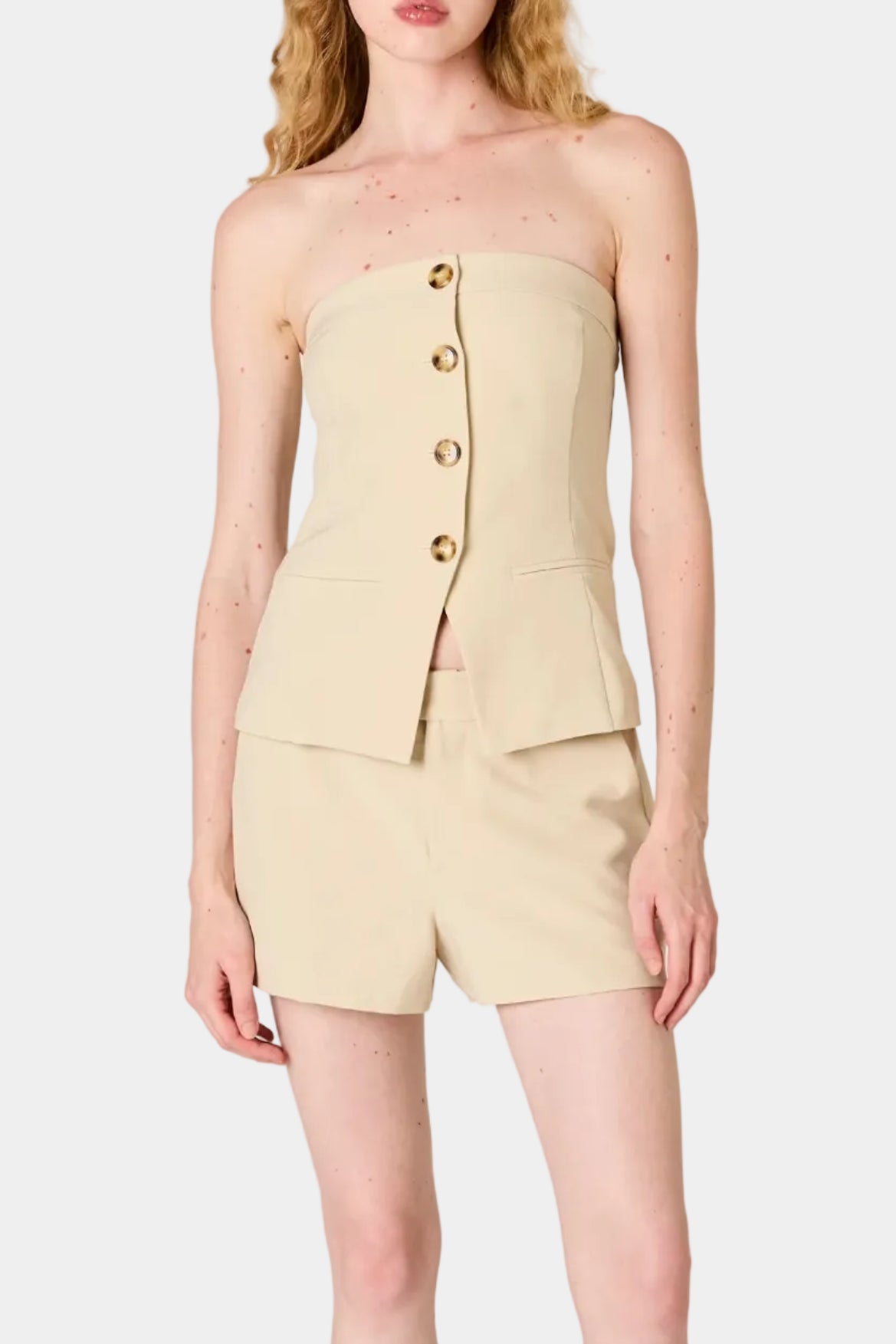 NIA Grainge Top & Micro Shorts Set