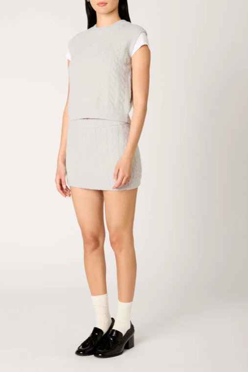 NIA Evie Sweater Vest & Olivine Skort Set