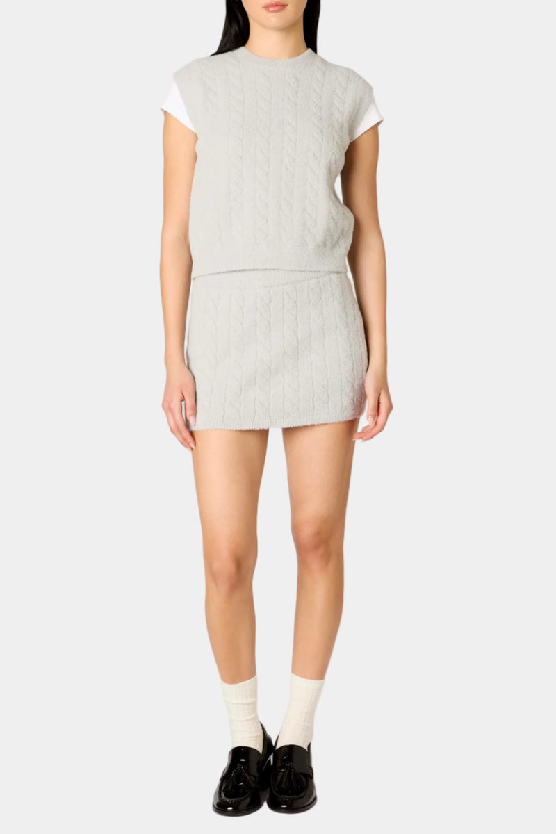 NIA Evie Sweater Vest & Olivine Skort Set