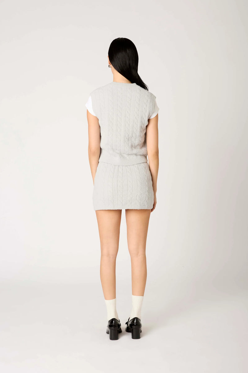 NIA Evie Sweater Vest & Olivine Skort Set