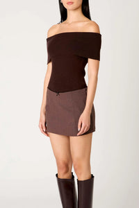 NIA Annemarie Sweater in Espresso