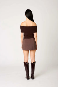 NIA Annemarie Sweater in Espresso