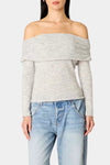NIA Zinnia Sweater in Heather Grey