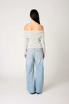 NIA Zinnia Sweater in Heather Grey