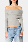 NIA Islay Sweater in Heather Grey