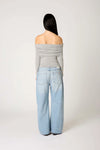 NIA Islay Sweater in Heather Grey