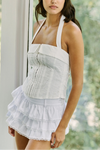 NIA Warren Eyelet Corset Top