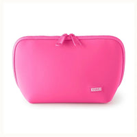 KUSSHI Neoprene Makeup Bag in French Pink/Sherbert