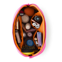 KUSSHI Neoprene Makeup Bag in French Pink/Sherbert