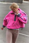 FP Movement Mountain High Half-Zip Fleece in Fuchsia Flirt