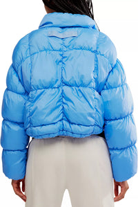 FP Movement In A Bubble Puffer Jacket in Riviera Blue