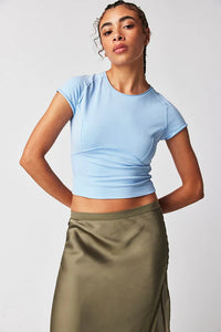 Free People Protagonist Tee in Dream Blue