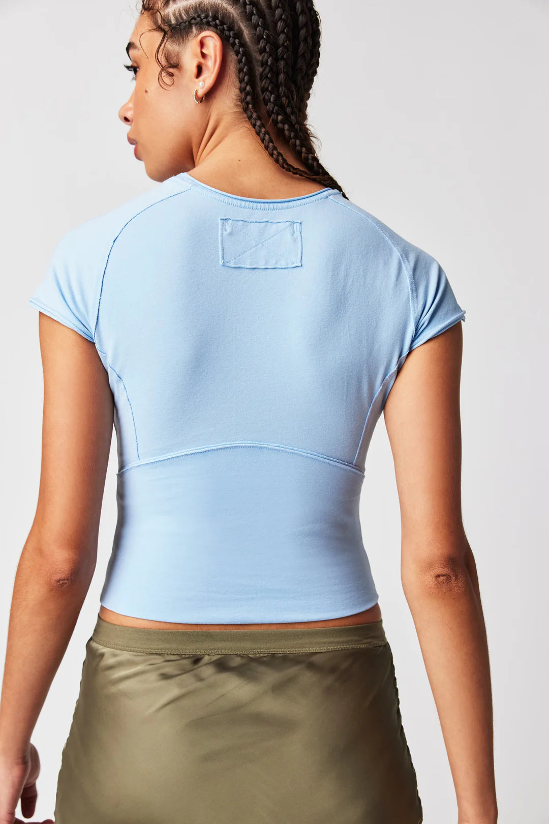 Free People Protagonist Tee in Dream Blue