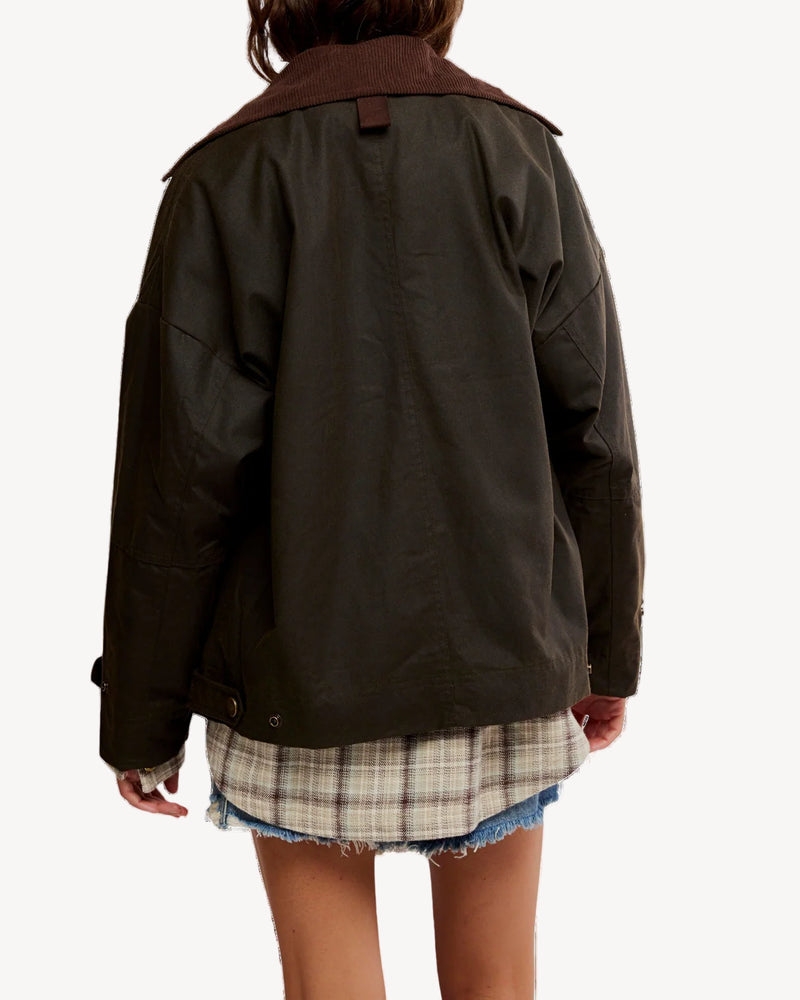 Free People Cori Waxed Jacket