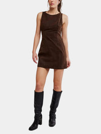 Free People Atlas Suede Mini Dress