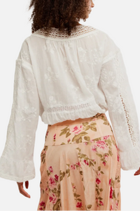 Free People Sweet Love Blouse