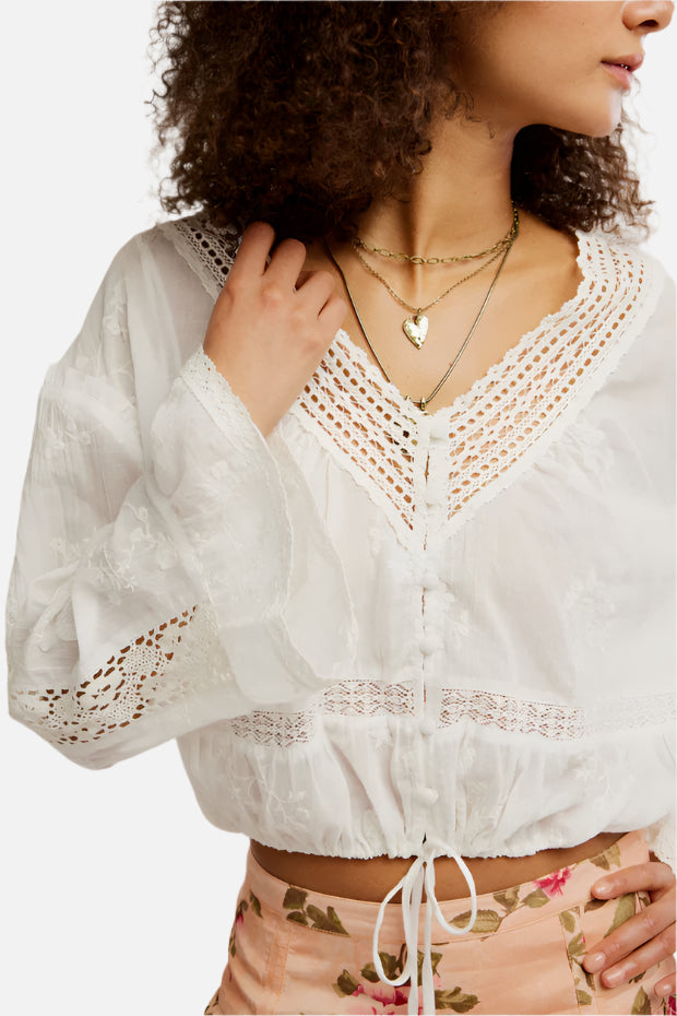 Free People Sweet Love Blouse