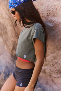 FP Movement Hot Shot Cropped Tee in Ivy