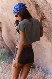 FP Movement Hot Shot Cropped Tee in Ivy