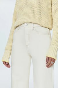 Pistola Lana High Rise Ultra Wide Jeans in Ecru