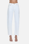 Pistola Lexi Mid Rise Bowed Straight Jeans
