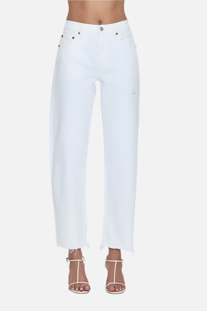Pistola Lexi Mid Rise Bowed Straight Jeans