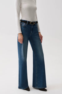 Pistola Vivian Mid Rise Wide Leg Jean