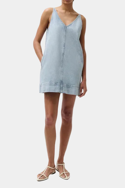 Pistola Tavi Pop Over Denim Mini Dress