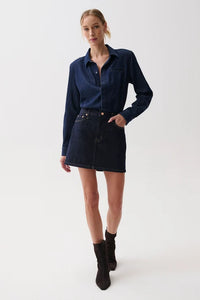 Pistola Pixie Mix Media Mini Dress