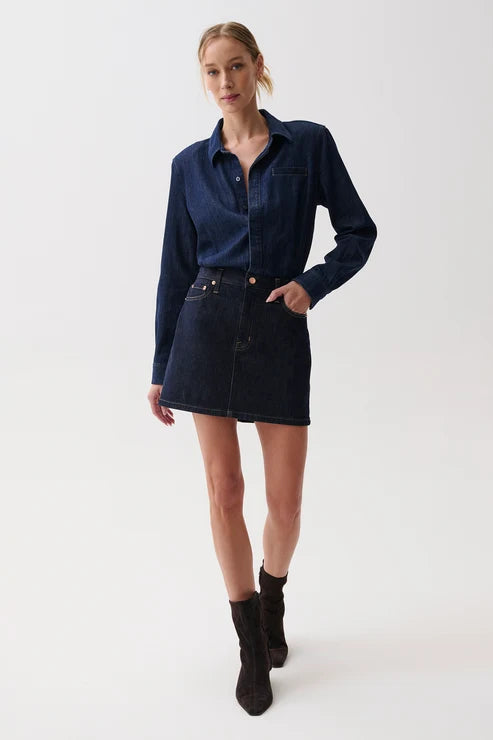 Pistola Pixie Mix Media Mini Dress
