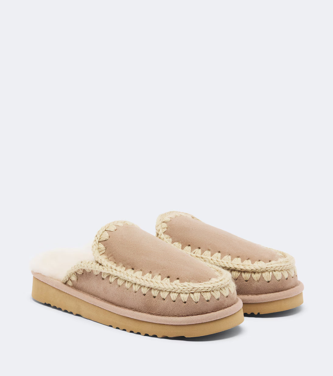 MOU Eskimo Suede Slipper in Camel