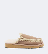 MOU Eskimo Suede Slipper in Camel