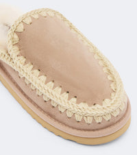 MOU Eskimo Suede Slipper in Camel