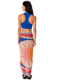 Maaji Sunlit Bloom Isla Pareo Cover Up