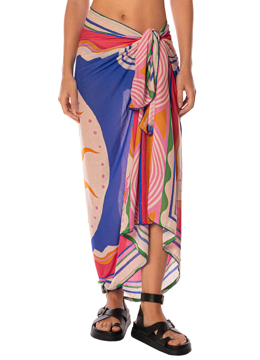 Maaji Sunlit Bloom Isla Pareo Cover Up