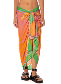 Maaji Floating Blooms Isla Pareo Cover Up
