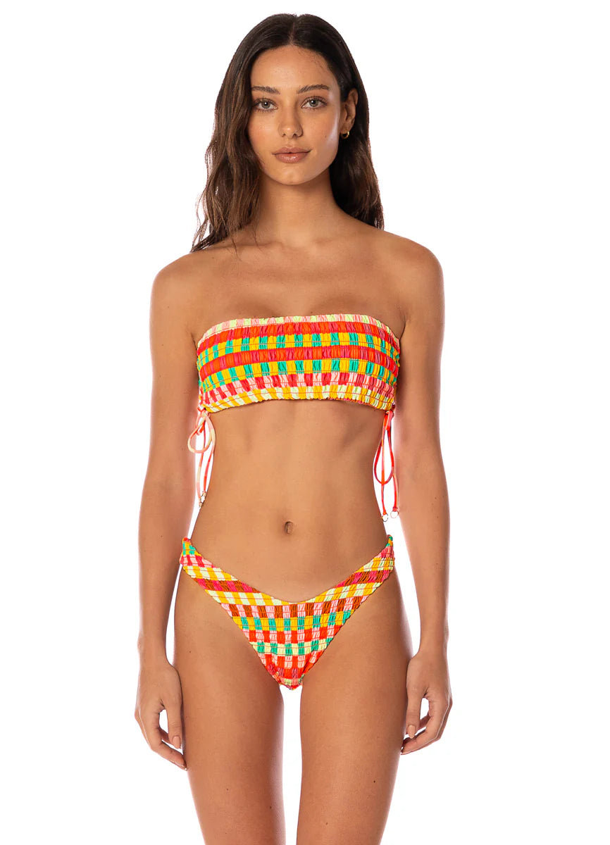 Maaji Golden Gambit Splendour Regular Rise Thin Side Bikini Bottom