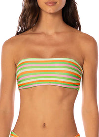 Maaji Rainbow Stripe Tiffany Top