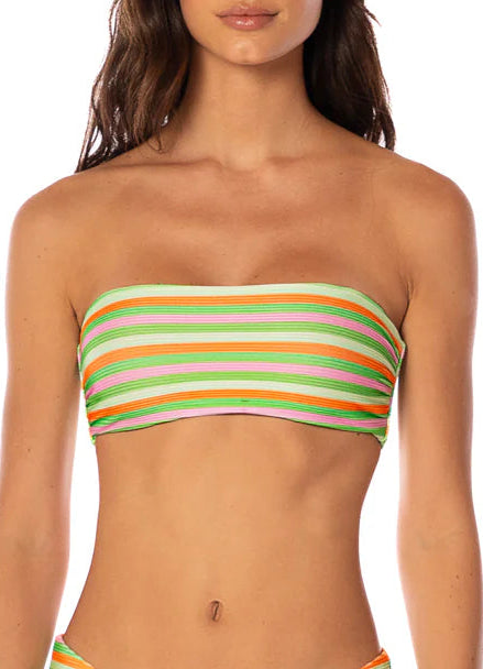 Maaji Rainbow Stripe Tiffany Top