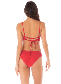 Maaji Red Camelia Sublimity Bikini Bottom